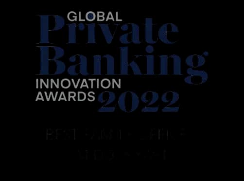 Global Private Banking Innovation Awards 2022 Best Family Office Middle East text logo.