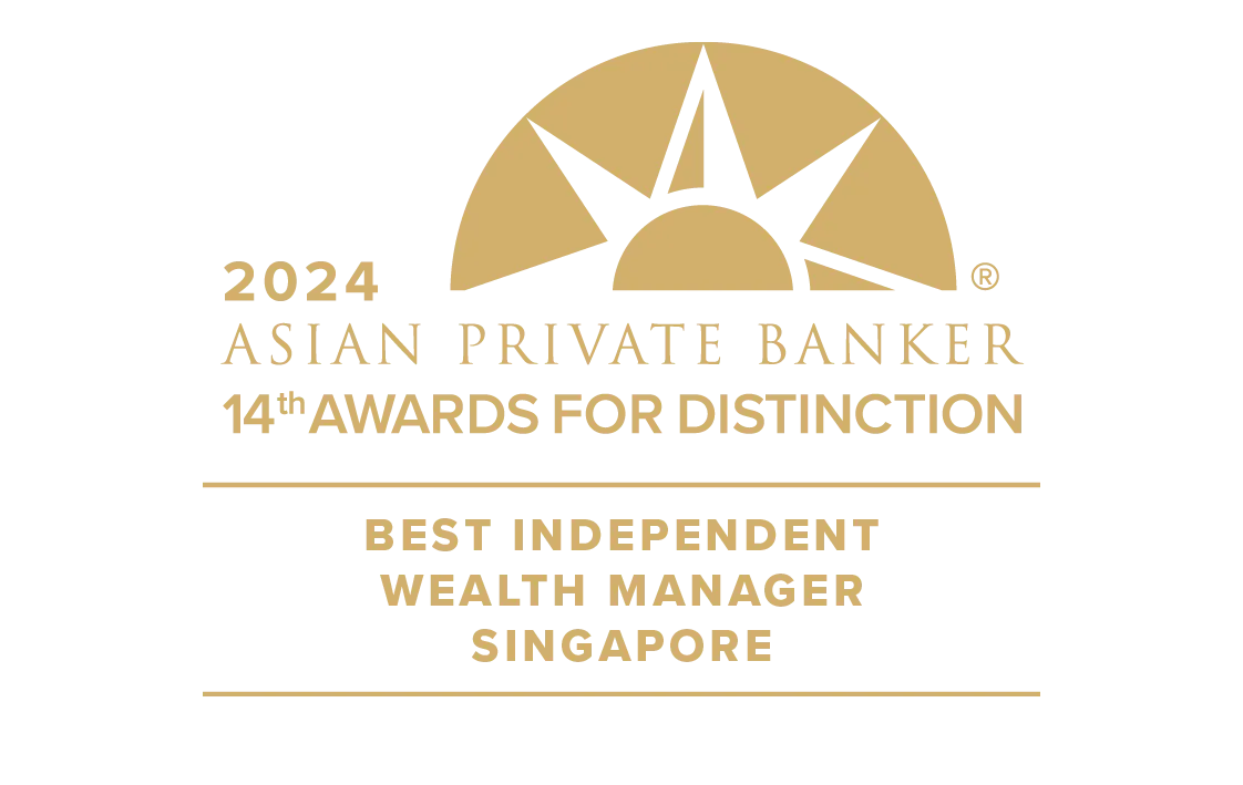 2024 Asian Private Banker 14th Awards for Distinction Best Independent Wealth Manager Singapore